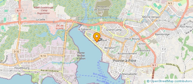 localisation de l'entreprise FAFAFA  SAINTE-ROSE