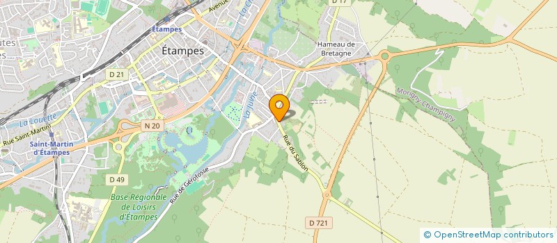 localisation de l'entreprise FAFAUTO à ETAMPES