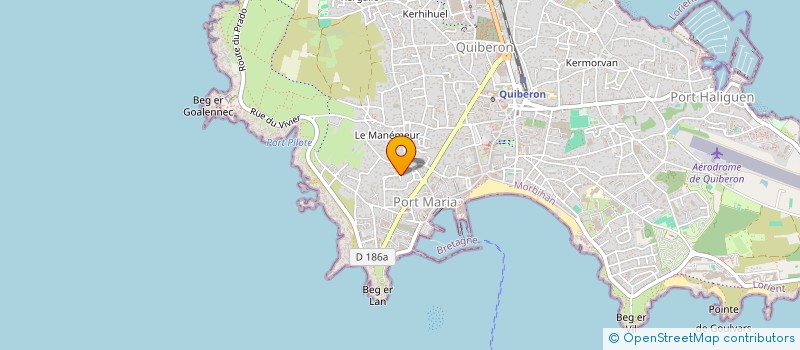 localisation de l'entreprise FAFAVAPA  QUIBERON