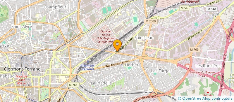 localisation de l'entreprise FAFE à CLERMONT-FERRAND