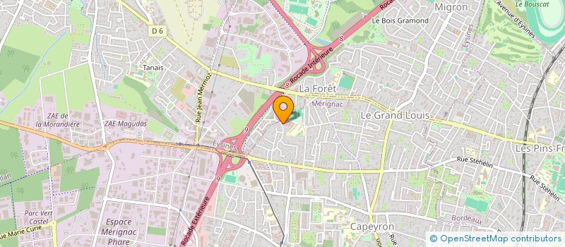 localisation de l'entreprise FAFERANO TRANSPORT  MERIGNAC