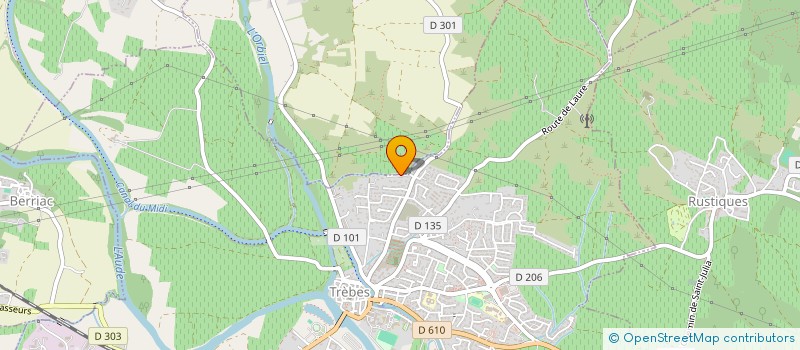 localisation de l'entreprise FAFI  TREBES