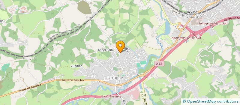 localisation de l'entreprise FAFIEM  URRUGNE