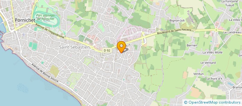 localisation de l'entreprise FAFIMAR IMMO à PORNICHET