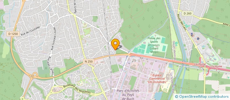 localisation de l'entreprise FAFIO à LA TESTE-DE-BUCH