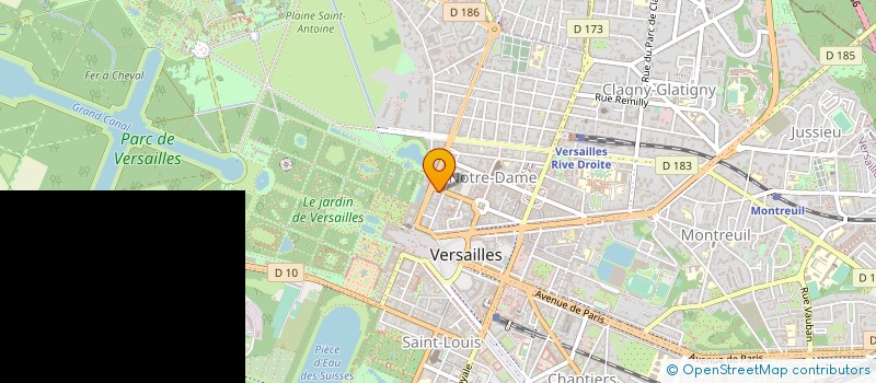localisation de l'entreprise FAFOU D'HARCANVILLE à VERSAILLES