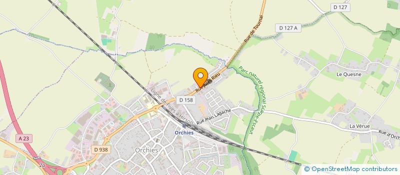 localisation de l'entreprise FAFRANDA  ORCHIES