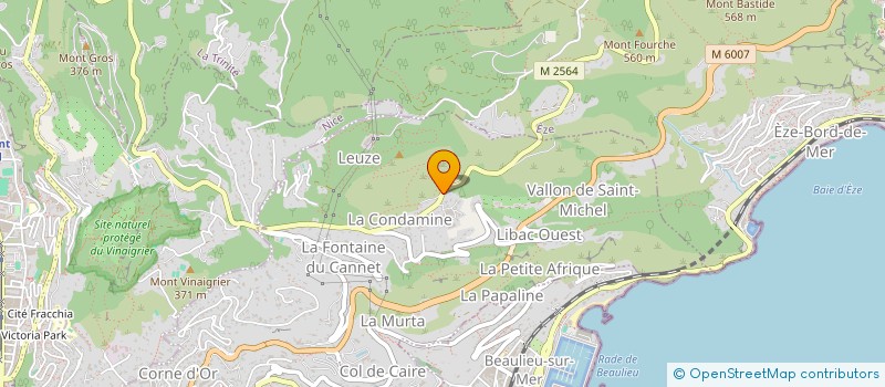localisation de l'entreprise FAG PATRIMOINE à VILLEFRANCHE-SUR-MER