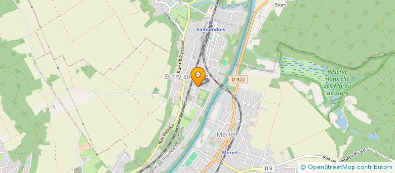 localisation de l'entreprise FAG RENOVATION DE L HABITAT  BUTRY-SUR-OISE