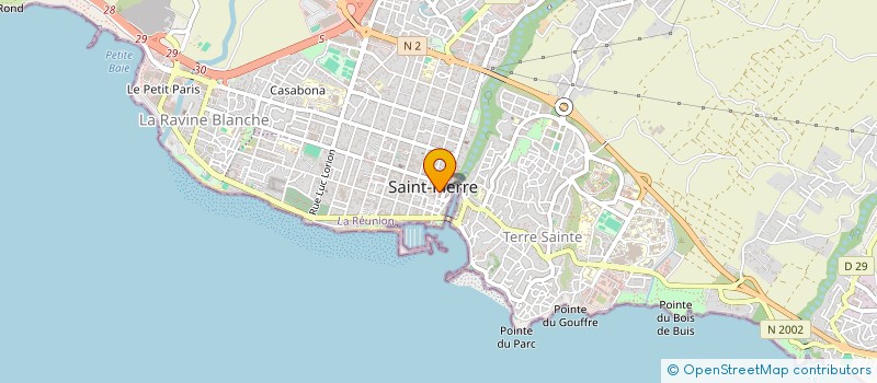 localisation de l'entreprise FAGARD à SAINT-PIERRE