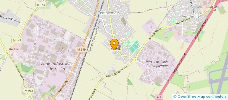 localisation de l'entreprise FAGEBAT  TEMPLEMARS