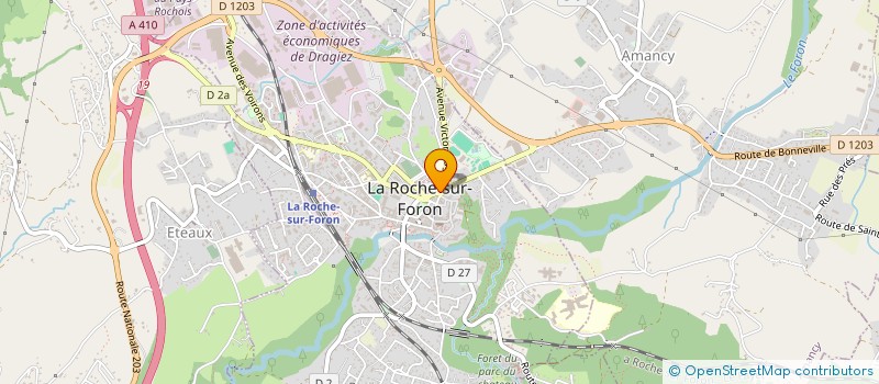 localisation de l'entreprise FAGECO  LA ROCHE-SUR-FORON