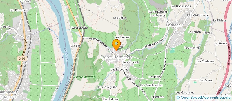 localisation de l'entreprise FAGEM  CROZES-HERMITAGE