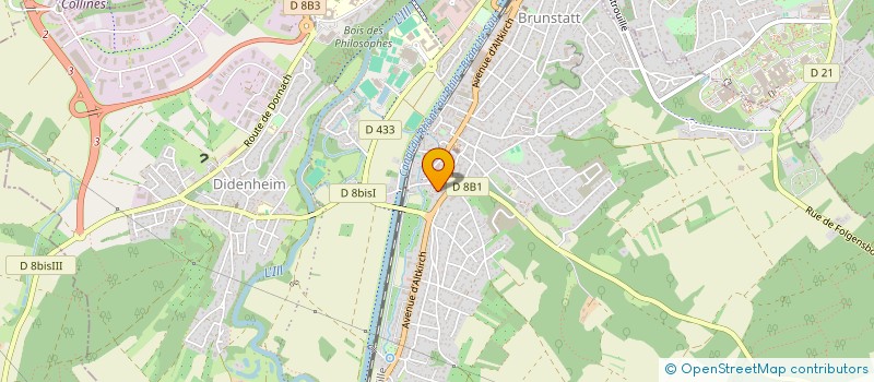 localisation de l'entreprise FAGEN SANTE  BRUNSTATT-DIDENHEIM