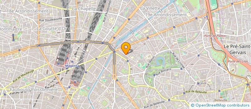 localisation de l'entreprise FAGENECOR  PARIS