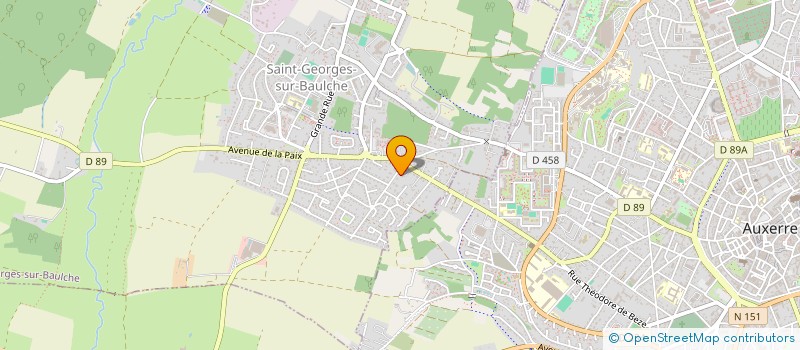 localisation de l'entreprise FAGES BOSCH CARRELAGE à SAINT-GEORGES-SUR-BAULCHE