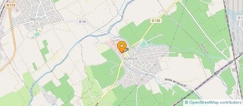 localisation de l'entreprise FAGES ET AIGLON à AUBORD