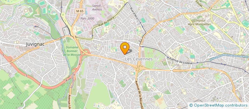 localisation de l'entreprise FAGES POINSOT SERVICES à MONTPELLIER