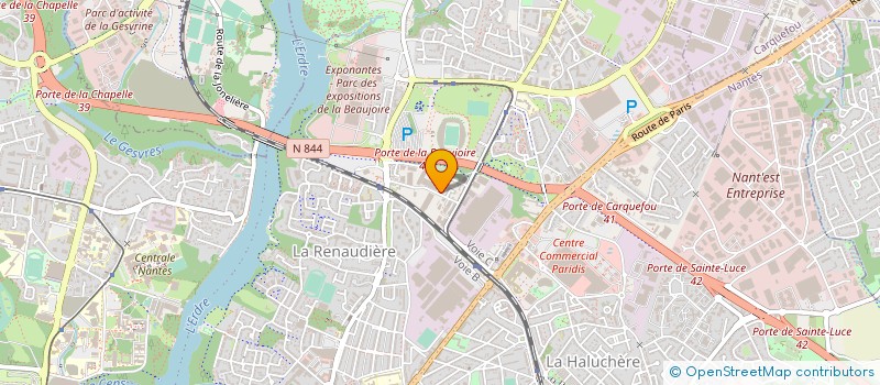 localisation de l'entreprise FAGESCO  NANTES