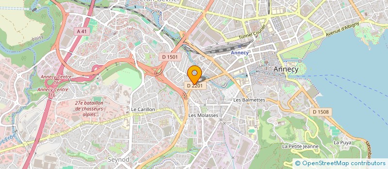 localisation de l'entreprise FAGG à ANNECY