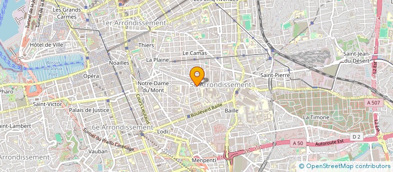localisation de l'entreprise FAGIDEL à MARSEILLE