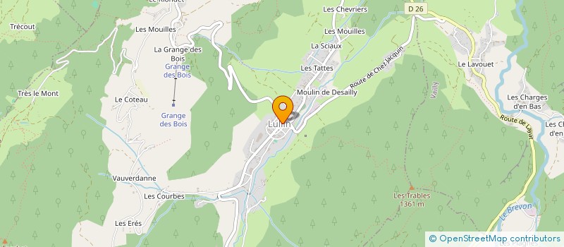 localisation de l'entreprise FAGM à LULLIN