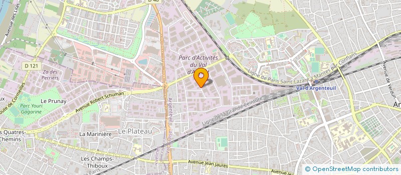localisation de l'entreprise FAGNANT TATRI S M E S à ARGENTEUIL