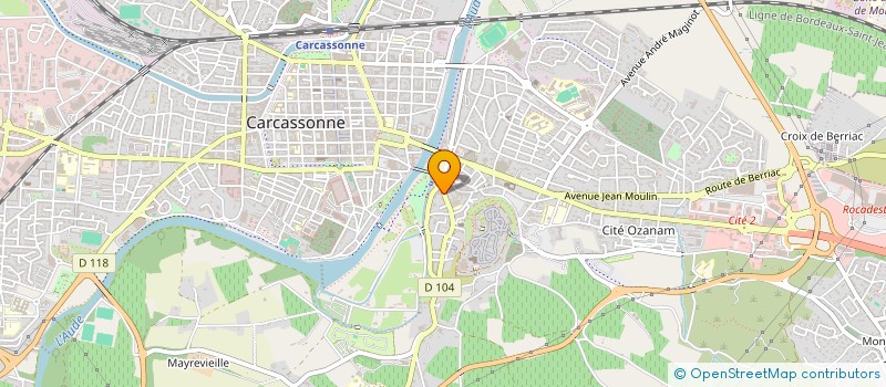 localisation de l'entreprise FAGNET JEROME ET MORIN ALDRIC à CARCASSONNE
