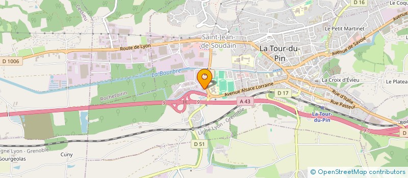 localisation de l'entreprise FAGNOLA IMPRIMEURS  SAINT-JEAN-DE-SOUDAIN