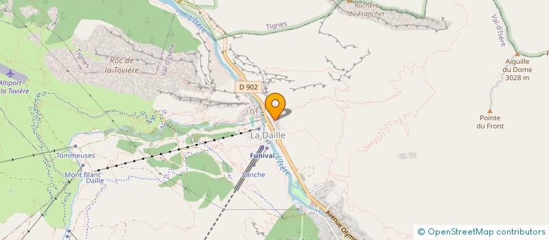 localisation de l'entreprise FAGNON / BELLOT  VAL-D'ISERE