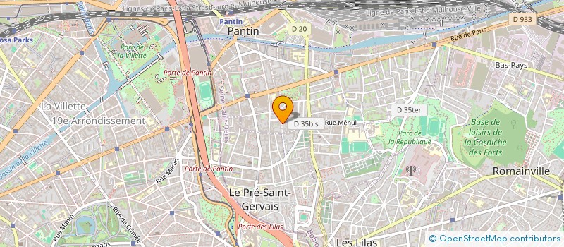 localisation de l'entreprise FAGO 6 T  PANTIN