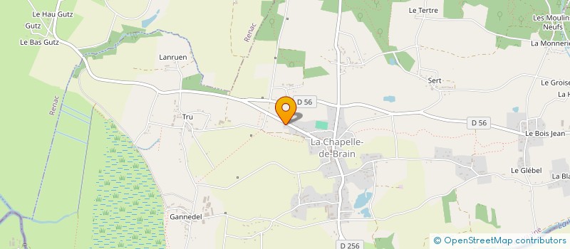 localisation de l'entreprise FAGOT INVEST  LA CHAPELLE-DE-BRAIN