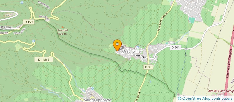 localisation de l'entreprise FAGOYON  ORSCHWILLER