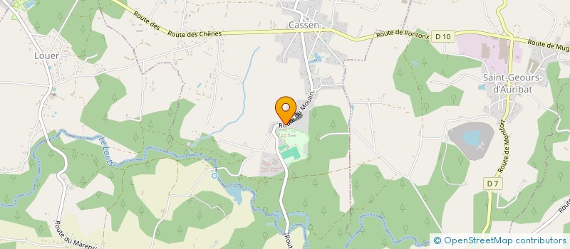 localisation de l'entreprise FAGP  CASSEN