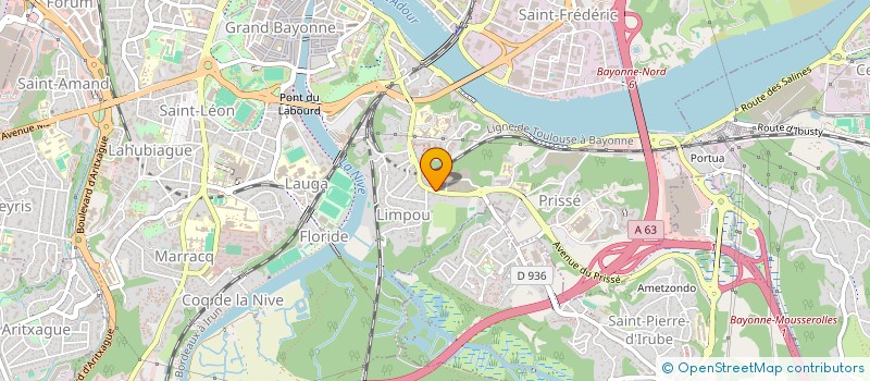 localisation de l'entreprise FAGUIER LETOILE LMNP à BAYONNE