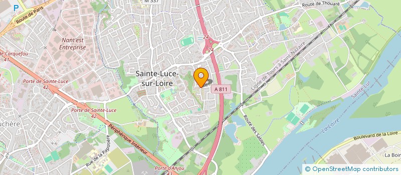 localisation de l'entreprise FAGX  SAINTE-LUCE-SUR-LOIRE