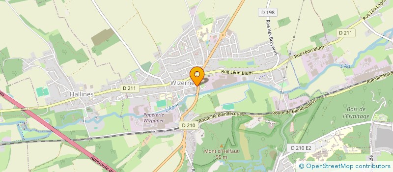 localisation de l'entreprise FAH  HAUBOURDIN