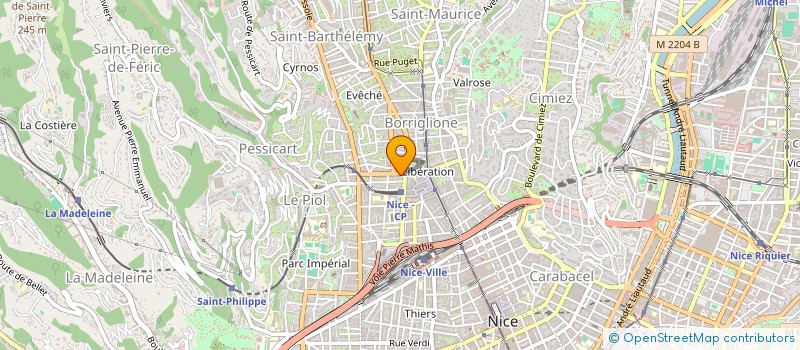 localisation de l'entreprise FAHAM à NICE