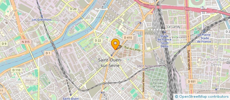 localisation de l'entreprise FAHBS  SAINT-OUEN-SUR-SEINE