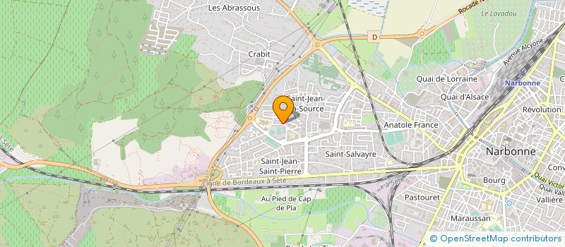 localisation de l'entreprise FAHCHOUCH à NARBONNE