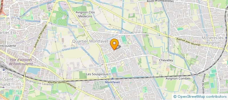 localisation de l'entreprise FAHD  AVIGNON