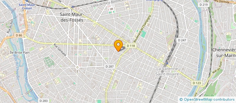 localisation de l'entreprise FAHELESO  SAINT-MAUR-DES-FOSSES