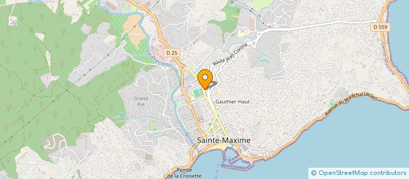localisation de l'entreprise FAHRENHEIT à SAINTE-MAXIME
