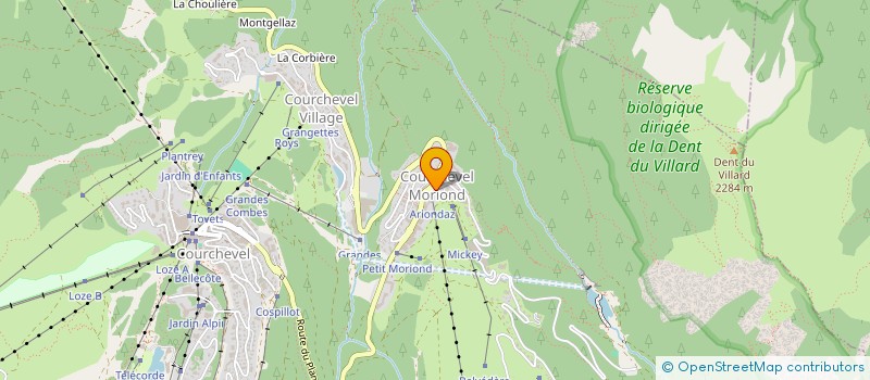 localisation de l'entreprise FAHRENHEIT SEVEN COURCHEVEL à COURCHEVEL