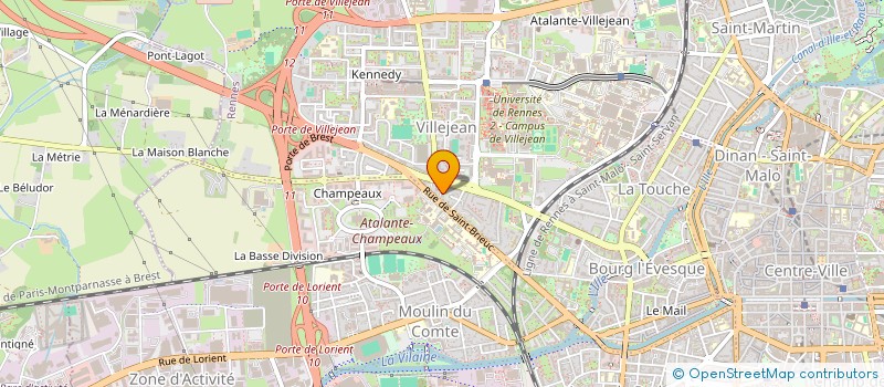 localisation de l'entreprise FAHRENNIGHT  RENNES