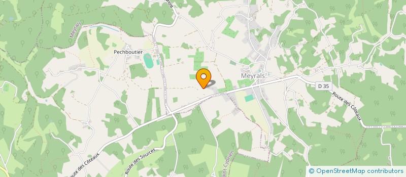 localisation de l'entreprise FAHSES INVEST  MEYRALS