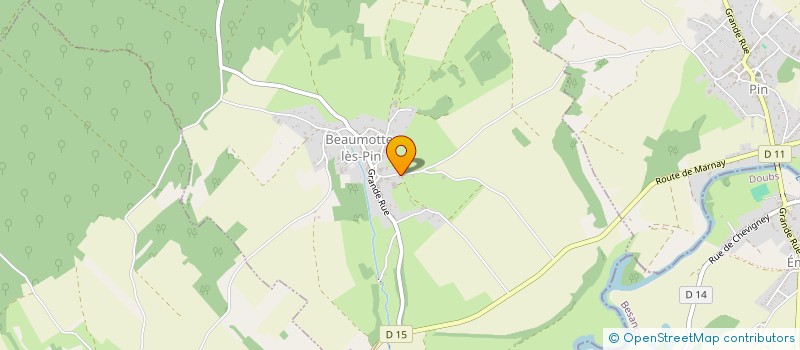 localisation de l'entreprise FAHY SERGE ET HUBERT  BEAUMOTTE-LES-PIN