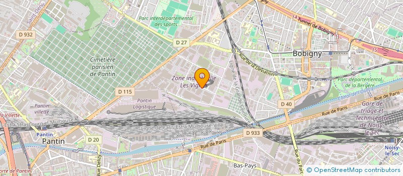 localisation de l'entreprise FAI BUSINESS  BOBIGNY