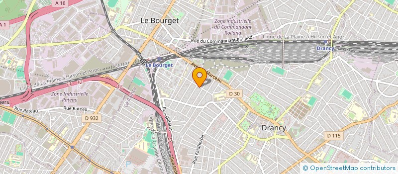 localisation de l'entreprise FAIA BAT à DRANCY