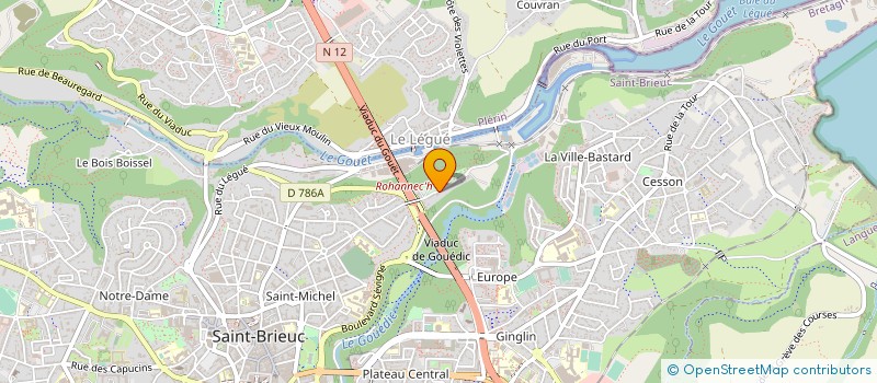 localisation de l'entreprise FAIBREIZH (FAI : FABRICANT D'ACCES INTERNET) à SAINT-BRIEUC